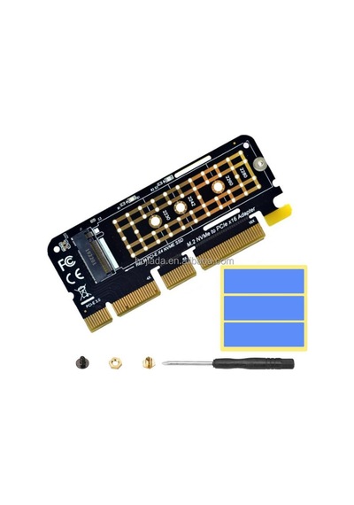 Pcıe X16/x8/x4 M.2 Ssd Nvme Ssd Çevirici Kart Alüminyum Soğutuculu Çevirici
