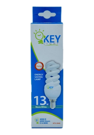 Okey Light 13W 230V 4000K E14 Spiral Tasarruflu Ampul