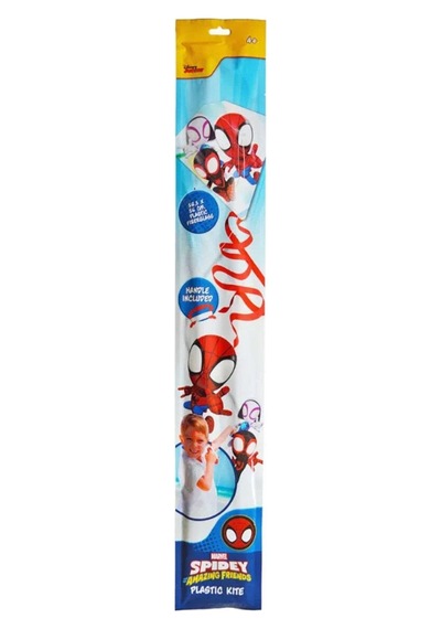 Spider-man Çocuk Uçurtması - Dayanıklı Fiberglas İskeletli İpli Örümcek Adam Uçurtma 4+ Yaş