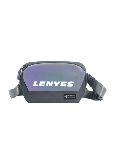 Lenyes Lb713 Dazzling Crossbody Serisi Çok Amaçlı Su Geçirmez Çapraz Vücut Çantası Siyah Siyah