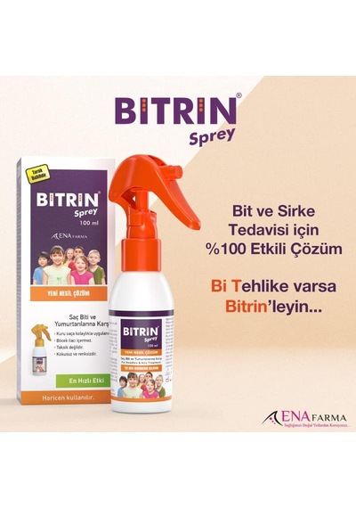 Bitrin Sprey 100 Ml Bit Ve Sirke İçin