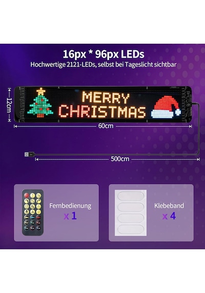 Sıbı Lıghtıng Led Gözler, 12 X 60 Cm Devil Eyes Led Gösterge, Uzaktan Kumandalı Ve Bluetooth Uygulamalı, Kendin Yap
