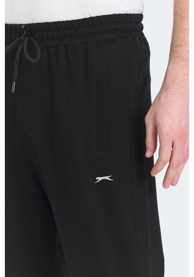 Slazenger Oluften I Erkek Cepli Siyah Eşofman Altı Siyah