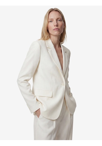 Koton Uzun Kollu Cepli Oversize Blazer Ceket Kırık Beyaz 6sak50060pw Ekru