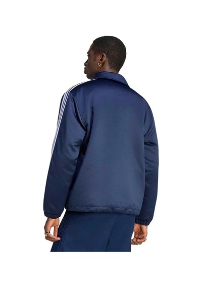Adidas Erkek Ceket 3 Strıpes Satın Padded Jacket Ke4173 Mavi