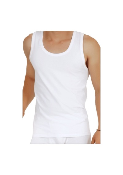 The Don Organic Blended Erkek Atlet Beyaz Singlet