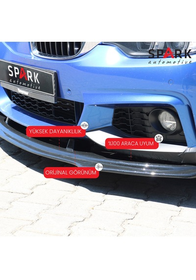 Bmw 4 Serisi 4.20 Ön Tampon Lip Eki Uyumlu 2014-2020