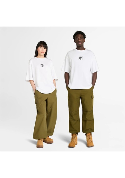 Timberland Building Blocks Erkek Beyaz T-shirt Tb0a5nb21001 Beyaz