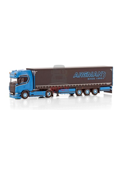 1/50 Argman S.r.o. Scanıa S Hıghlıne Cs20h 4x2 Curtaınsıde Traıler - 3 Axle