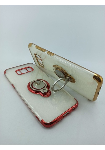 Samsung Galaxy Uyumlu S8 Dört Köse Lazer Yüzüklü Slikon Kilif 523462938