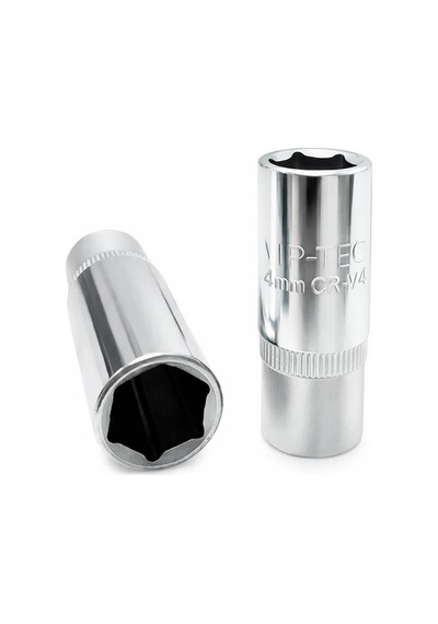 Vıp-tec 1/4 Altı Köşe Derin Lokma 4 Mm