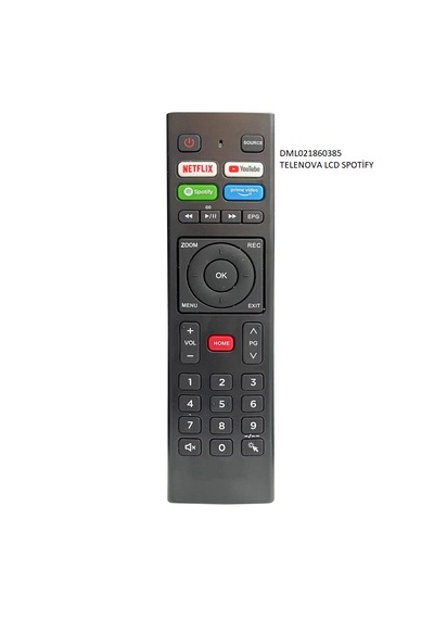 Telenova Spotıfy-prıme Video Tuşlu Lcd Tv Kumandası