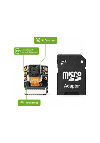 Esp32-s3 Sense 2.4ghz Wi-fi + Ble 5.0 Ov3660 Kamera Modülü Geliştirme Kartı