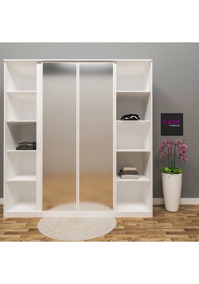 Rudy Aynalı Gardırop Mdf Sis Gri Rudy Aynalı Gardırop Mdf Sis Gri