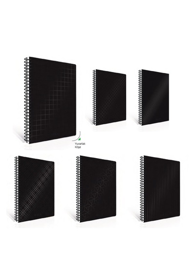 Çınar Nero 17x24 100 Yp Kareli Spr Sert Kapak Defter 55215 Çeşitli Renk Ve Desen