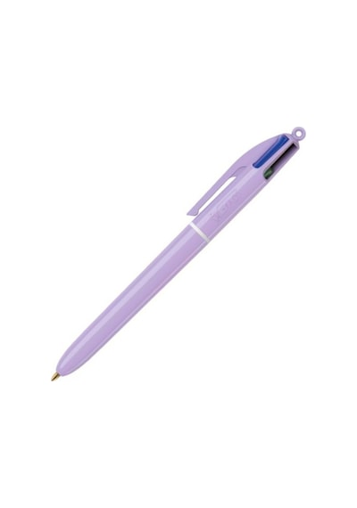 Bic 4 Colour Pastel 4 Renkli Tükenmez Kalem - Pastel Mor