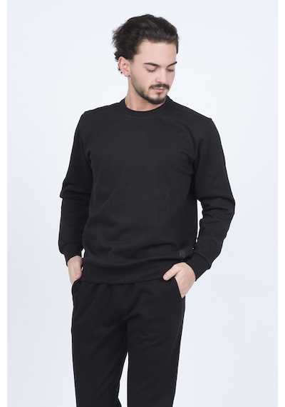 Metropolitan Erkek Bisiklet Yaka Sweatshirt 62422106 Siyah