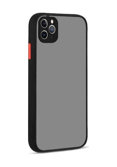 Apple Uyumlu  iPhone 11 Pro Max Kılıf Hux Düğme Ve Kapak Zıt Renk Kılıf