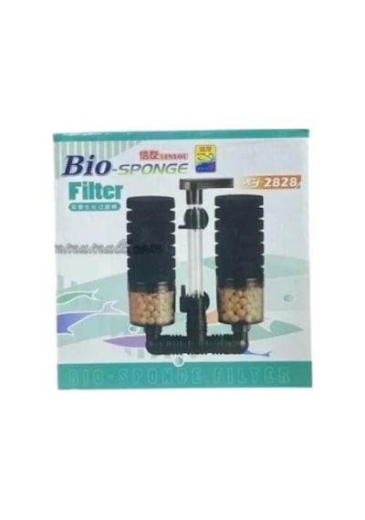 Xinyou Xy-2828 Çift Süngerli Medya Hazneli Dikey Akvaryum Pipo Filtre