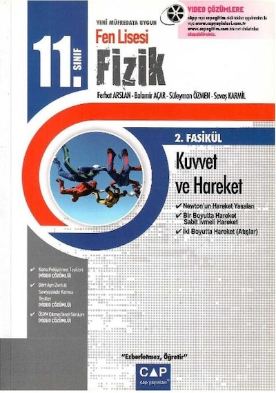 Çap Yayınları Fen Lisesi 11. Sınıf Fizik - Kuvvet Ve Hareket