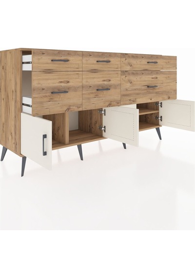Hyperion Konsol Tek Raflı 6 Çekmeceli 4 Kapaklı 176x44x99 Çam-ayt Çam-aytaşı/çam Hyperion Konsol Tek Raflı 6 Çekmeceli 4 Kapaklı 176x44x99 Çam-ayt Çam-aytaşı/çam