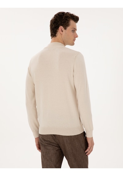 Pierre Cardin Erkek Krem Kazak /triko 50317520-vr071 Krem
