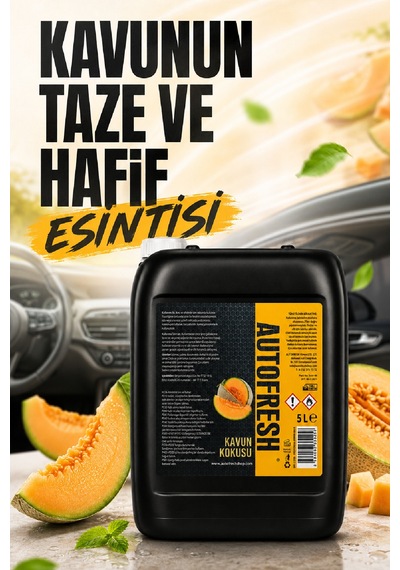 Araç Kavun Oto Kokusu Spreyli Araç Oda Ve Ortam Kokusu 5lt Kalıcı Uzun Ömürlü Bitkisel