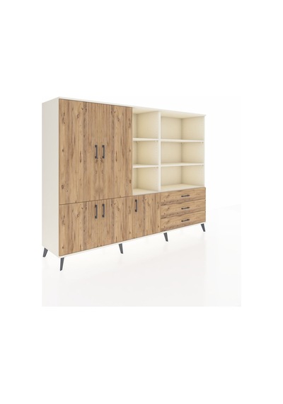 Hyperion Dolap 11 Raflı 3 Çekmeceli 5 Kapaklı 220x44x163 Aytaşı-çam Atlas Çam - Aytası Hyperion Dolap 11 Raflı 3 Çekmeceli 5 Kapaklı 220x44x163 Aytaşı-çam Atlas Çam - Aytası