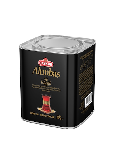 Altınbaş Çayı Teneke Kutu Sade 100 Gr. Yirmidörtlü Paket