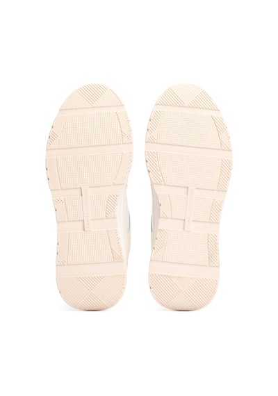 Tommy Hilfiger Casual Fashıon Runner Lth Beyaz Kadın Sneaker Beyaz