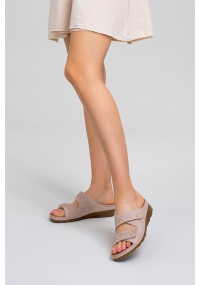 Carlaverde Anatomic Kadın Terlik 160161 Pudra