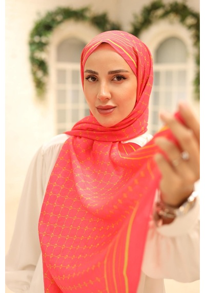 Silk Home Olinda Şal - 49005 - 22 Pembe Asit - Pembe