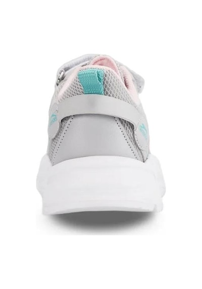 Slazenger KANNER I Çocuk Cırt Cırtlı Gri / Pembe Günlük Spor Ayakkabısı