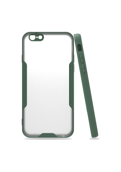 iPhone Uyumlu 6 Kılıf Platin Silikon - Yeşil