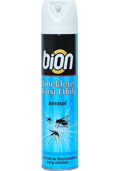 Bion Sineklere Karşı Etkili Sprey Aerosol 405 Ml Kara Sivrisinek Çok Renkli