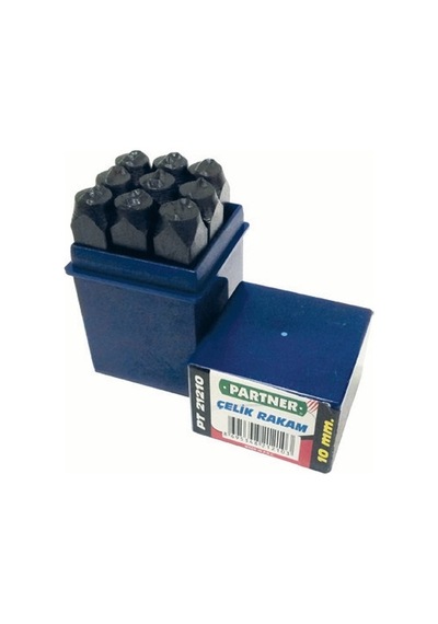 Partner Pt21206 9 Parça Çelik Rakam 6mm