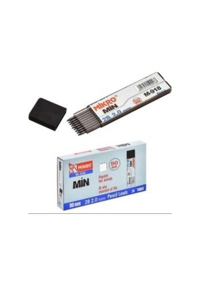 Mikro Min 918 Flat Lead Tube 2.0mmx90mm 6 Lı X 24'lü Paket