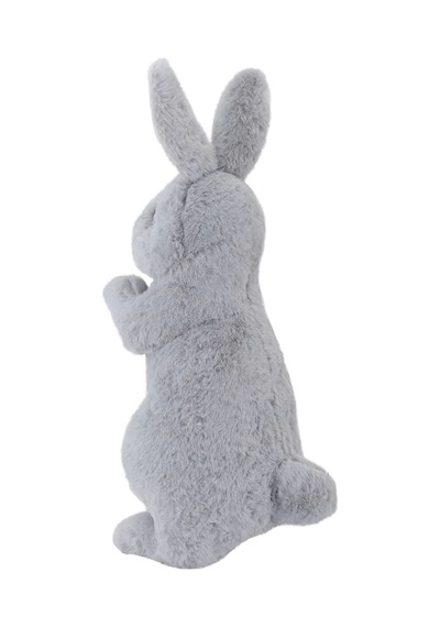 Neco Plush Tavşan 35 Cm - Gri Renk Çok Renkli