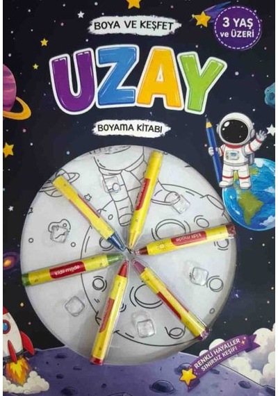 Boya Keşfet- Uzay Boyama Kitabı - Dppq-901275