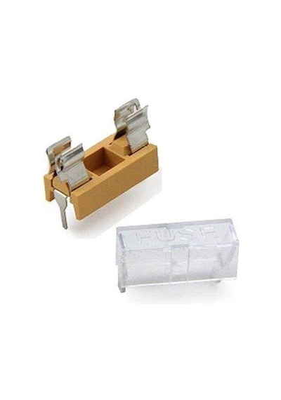 Electroon 5X20Mm Pcb Sigorta Yuvası Kapaklı - 5Adet