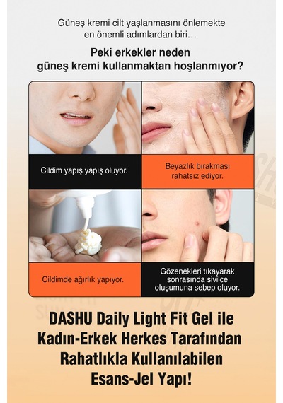 Dashu Daily Light Fit Sun Gel Spf 50+ Pa ++++