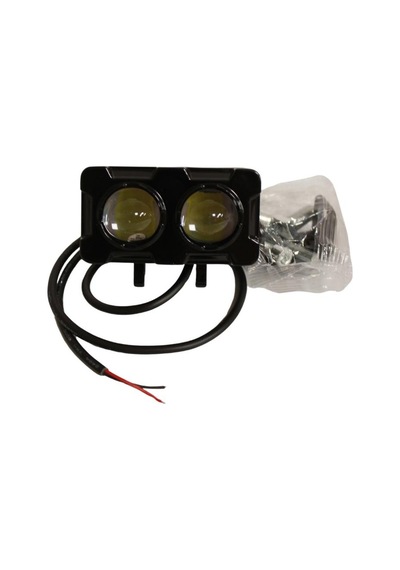 Motosiklet Scooter Sis Farı Ip67 Beyaz-sarı Çift Renk Flash Animasyonlu Off Road 4x4 Suv Atv Tekne Scooter Far 1 Adet