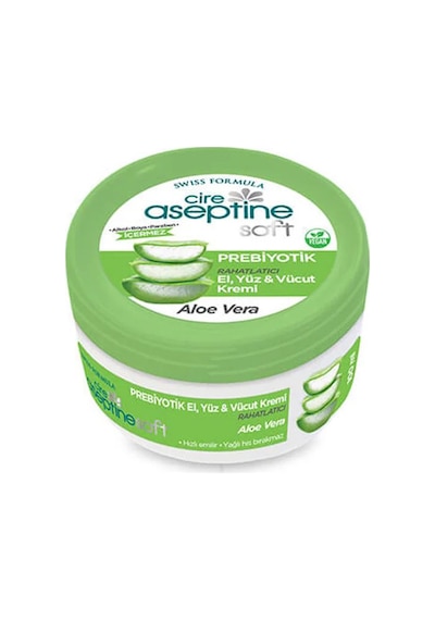 Cire Aseptine Soft Aloe Vera Özlü Yatıştırıcı Besleyici Prebiyotikli Krem 100 Ml
