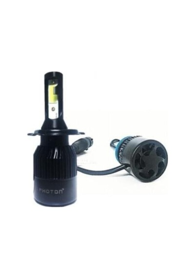 Megamarket06 Duo H4 Led Xenon Beyaz Far Ampulü Uzun Kısa Zenon