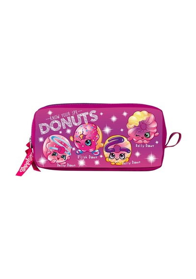 Shopkins Donuts Eflatun Kalem Çantası - 2058