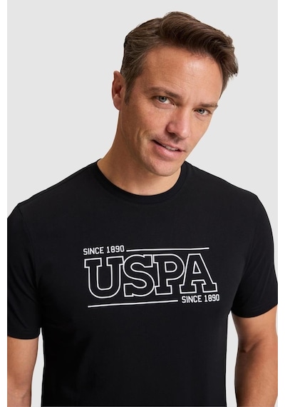 U.S. Polo Assn. U.s Polo Assn Erkek T-shirt Pu-9667 Siyah