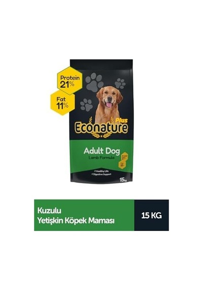 Econature Plus Yet. Köpek Kuzulu 15 Kg 103 Ivory