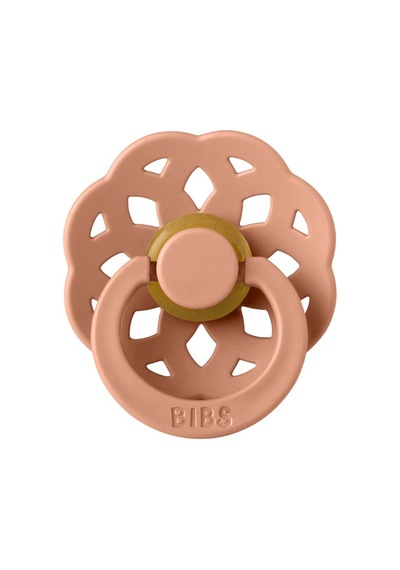 Bibs Boheme 2'li Kauçuk Emzik I Vanilla & Peach I 0-6 Ay Pembe