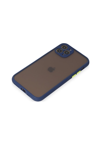 Apple iPhone Uyumlu  11 Pro Kılıf Montreal Silikon Kapak -  Lacivert