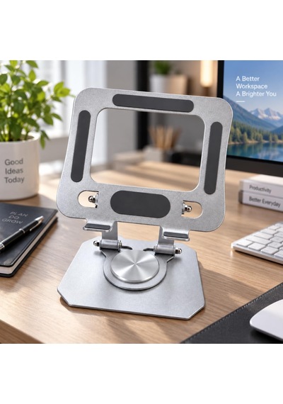 4-16 İnç Katlanabilir Metal Tablet Standı 360 Döner Cmd-384